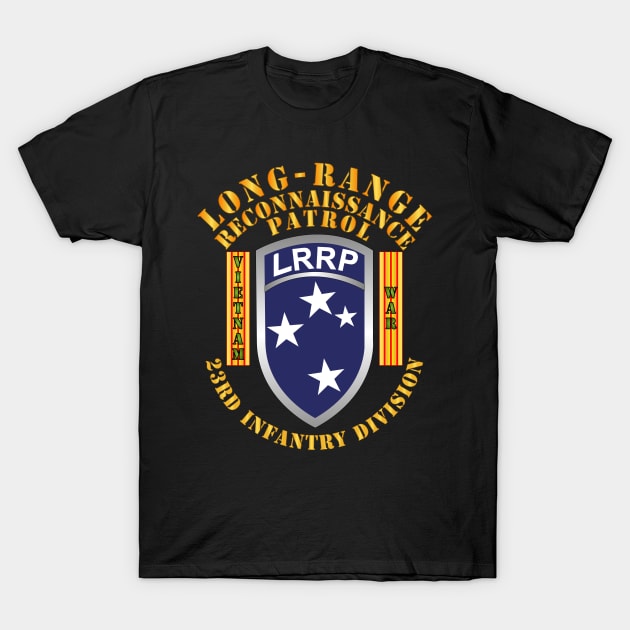 23rd ID - LRRP w VN War Banner T-Shirt by twix123844